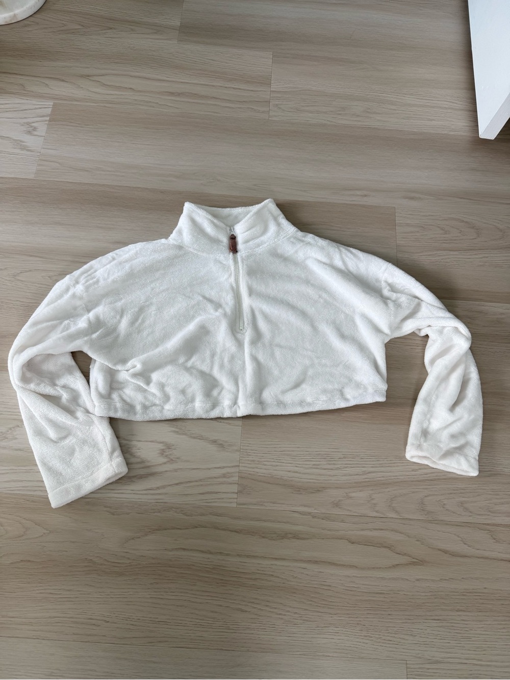 Urban Outfitters Cropped Half-Zip Turtleneck Sweater